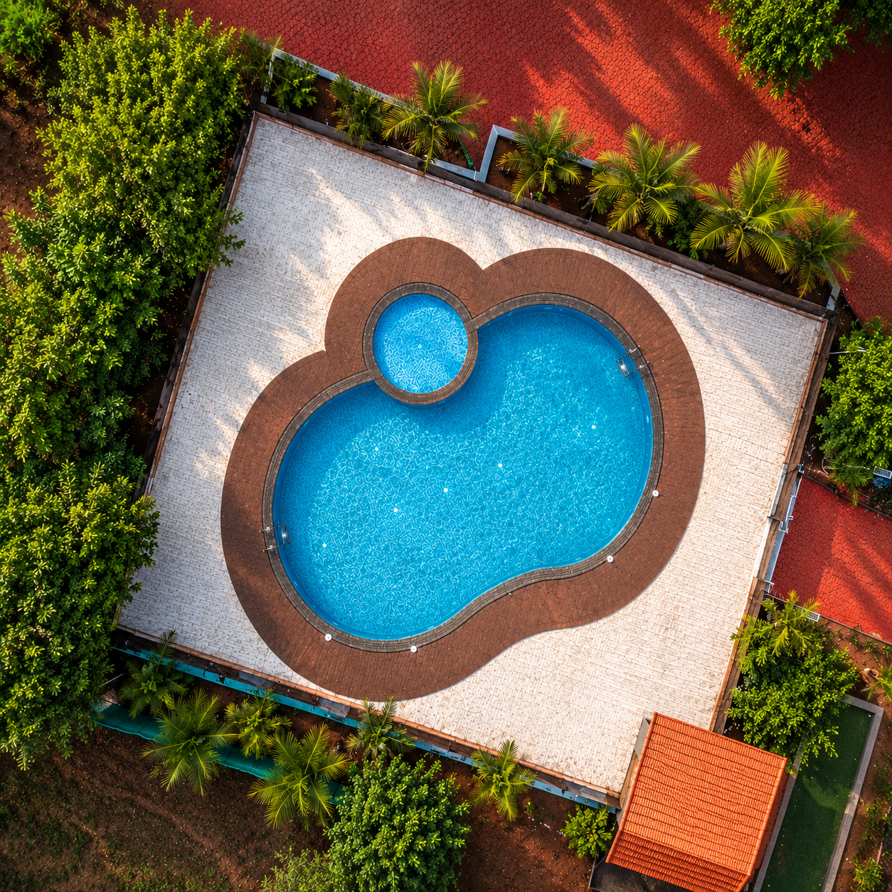 Private Lawn & Poolside